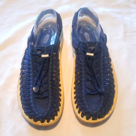 Keen Jasper Navy Nylon Woven Sz. 12 Sandals - Picture 1 of 8